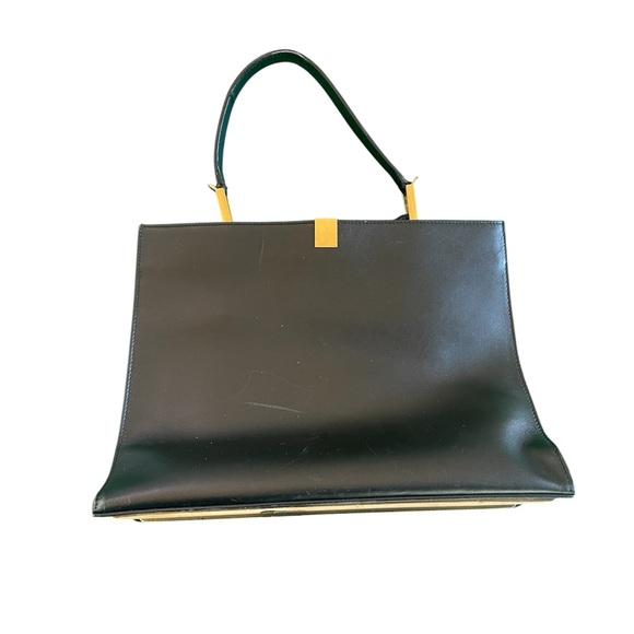 BALENCIAGA Calfskin Le Dix Medium Elegant Black Handbag - Picture 8 of 9